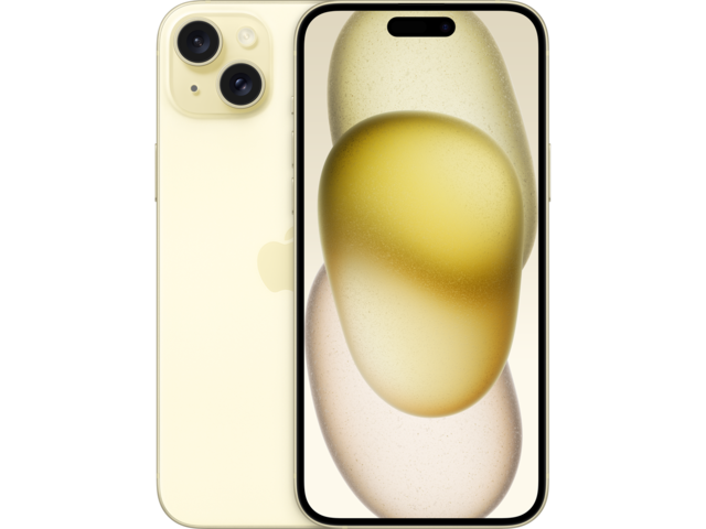 Смартфони Apple iPhone 15 Plus - 6GB RAM / 128GB, Yellow