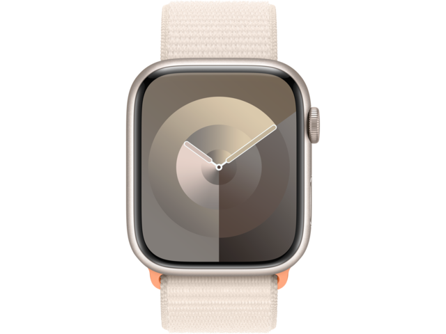 Смарт часовници Apple Watch S9 GPS 45mm Starlight Alu Case w Starlight Sport Loop
