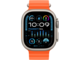 Titanium Case w Orange Ocean Band