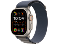 Смарт часовници Apple Watch Ultra2 Cellular, 49mm Titanium Case w Blue Alpine Loop - Small