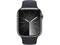 Смарт часовници Apple Watch S9 Cellular 41mm Graphite Stainless Steel Case w Midnight Sport Band - S/M