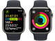 Смарт часовници Apple Watch S9 Cellular 45mm Graphite Stainless Steel Case w Midnight Sport Band - M/L