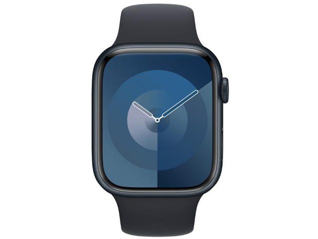 Смарт часовници Apple Watch S9 Cellular 41mm Midnight Alu Case w Midnight Sport Band - S/M