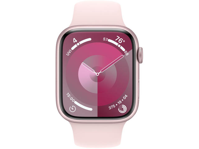 Смарт часовници Apple Watch S9 Cellular 41mm Pink Alu Case w Light Pink Sport Band - M/L