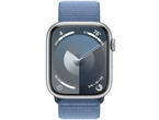 Смарт часовници Apple Watch S9 Cellular 41mm Silver Alu Case w Winter Blue Sport Loop