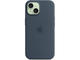 Калъфи Apple iPhone 15 Silicone Case with MagSafe - Storm Blue