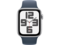 Смарт часовници Apple Watch SE2 v2 Cellular 44mm Silver Alu Case w Storm Blue Sport Band - S/M