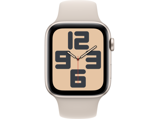 Смарт часовници Apple Watch SE2 v2 Cellular 44mm Starlight Alu Case w Starlight Sport Band - S/M