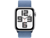 Смарт часовници Apple Watch SE2 v2 Cellular 44mm Silver Alu Case w Winter Blue Sport Loop
