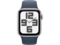 Смарт часовници Apple Watch SE2 v2 Cellular 40mm Silver Alu Case w Storm Blue Sport Band - M/L