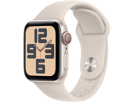 Смарт часовници Apple Watch SE2 v2 Cellular 40mm Starlight Alu Case w Starlight Sport Band - S/M