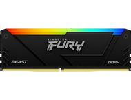 Оперативна памет 32GB (2x16GB) DDR4 3200MT/s Kingston FURY BEAST RGB Black