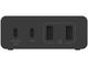 Зарядни устройства Belkin 108W 4-портово USB GaN зарядно устройство за настолни компютри (Dual C и Dual A) и 2-метров кабел - черно