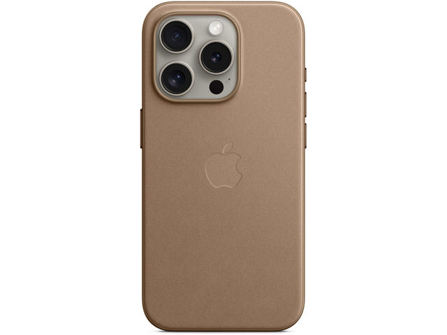 Калъфи Apple iPhone 15 Pro FineWoven Case with MagSafe - Taupe