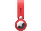 Тракери Apple AirTag Leather Loop - Red