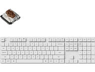 Клавиатури Keychron K5 Pro White QMK/VIA Full-Size Hot-Swappable Low-Profile Gateron Brown Switches 