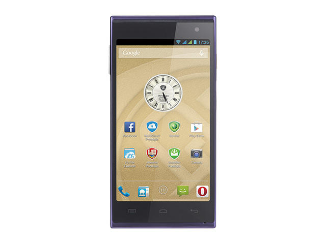 Смартфони Prestigio Multiphone 5505 DUO 8GB, син цвят, SIM карта