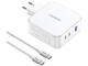 Зарядни устройства Ugreen CD289 220V NEXODE, White