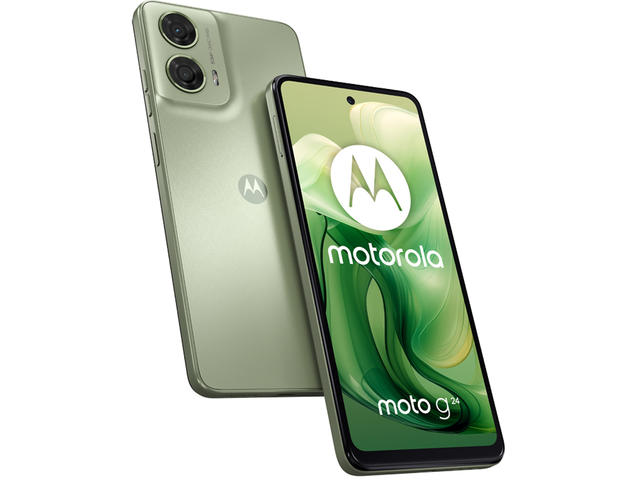 Смартфони Motorola Moto G24 - 8GB RAM / 128GB, Ice Green