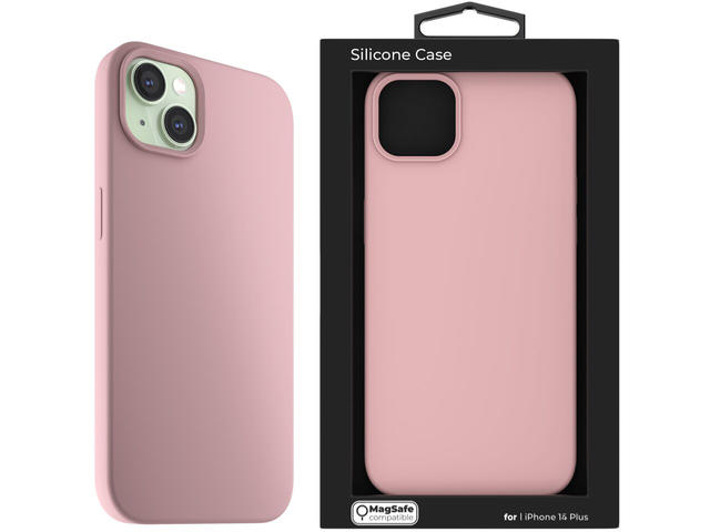 Калъфи Next One Silicone Case for iPhone 15 Plus MagSafe compatible - Ballet Pink