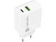 Зарядни устройства Natec Ribera Gan 20W, White
