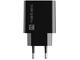 Зарядни устройства Natec Ribera Gan 18W, Black