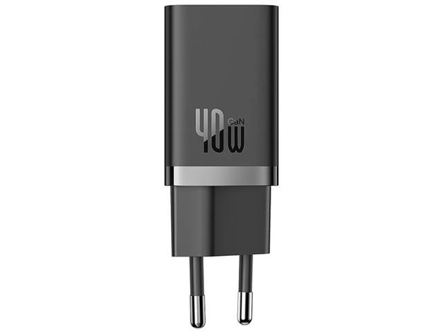 Зарядни устройства Baseus GaN5 Pro 2xUSB-C 40W CCGP180101 - черно