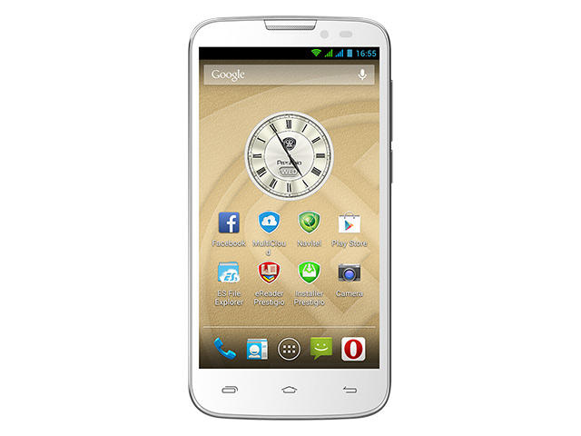 Смартфони Prestigio MultiPhone 5517 DUO 4GB, бял цвят