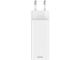 Зарядни устройства Hama, GaN, мини зарядно устройство, PD, 100 W, бяло