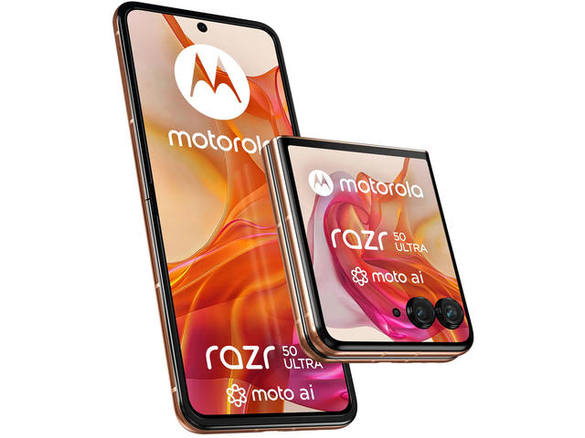 Смартфони Motorola Razr 50 Ultra 5G 512GB, Peach Fuzz