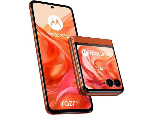 Смартфони Motorola Razr 50 5G - 8GB RAM / 256GB, Spritz Orange