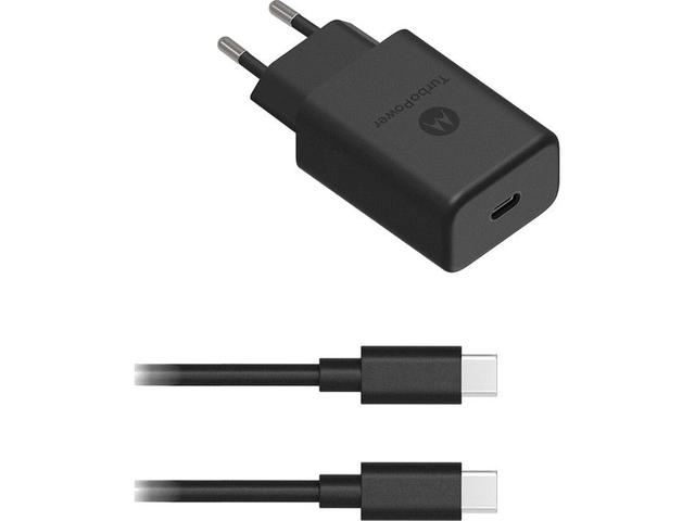 Зарядни устройства Mototola Wall Charger TurboPower 27W USB-C с кабел 1 метър, C-C