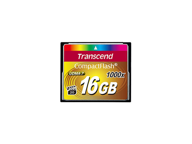 Карти памет 16GB CompactFlash Transcend UDMA 7