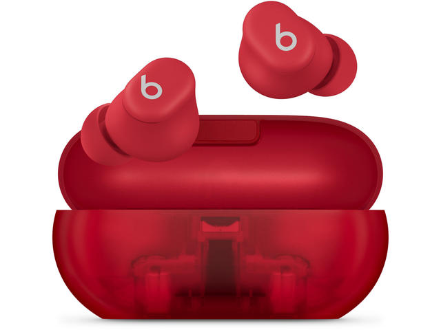 Слушалки Beats Solo Buds - True Wireless Earbuds - Transparent Red