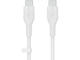 Кабели и Адаптери Belkin BOOST CHARGE Flex Silicone cable USB-C to USB-C 2.0 - 3M - White