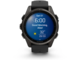 Смарт часовници Garmin fēnix® 8 - 43 мм, Sapphire - Carbon Gray DLC Titanium с Black/Pebble Gray силиконова каишка