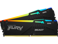 Оперативна памет 64GB (2x32GB) DDR5 6000 MT/s Kingston FURY BEAST RGB XMP