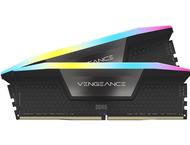 Оперативна памет 64GB (2x32GB) DDR5 6400 MT/s CL32 Corsair Vengeance RGB Black