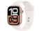 Смарт часовници Apple Watch S10 GPS 42mm Rose Gold Alu Case with Light Blush Sport Band - M/L