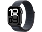 Смарт часовници Apple Watch S10 GPS + Cellular 42mm Jet Black Alu Case with Ink Sport Loop