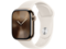 Смарт часовници Apple Watch Series 10 GPS + Cellular 42mm Gold Titanium Case with Starlight Sport Band - M/L