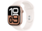 Смарт часовници Apple Watch S10 GPS 46mm Rose Gold Alu Case with Light Blush Sport Band - S/M