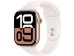 Смарт часовници Apple Watch S10 GPS 46mm Rose Gold Alu Case with Light Blush Sport Band - S/M