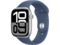 Смарт часовници Apple Watch S10 GPS + Cellular 46mm Silver Alu Case with Denim Sport Band - M/L