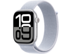 Смарт часовници Apple Watch S10 GPS + Cellular 46mm Silver Alu Case with Blue Cloud Sport Loop