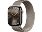 Смарт часовници Apple Watch S10 GPS + Cellular 46mm Natural Titanium Case with Natural Milanese Loop - S/M