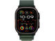 Смарт часовници Apple Watch Ultra2 (2024) GPS + Cellular 49mm Black Titanium Case with Dark Green Alpine Loop - Small