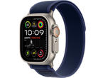 Смарт часовници Apple Watch Ultra2 (2024) GPS + Cellular 49mm Natural Titanium Case with Blue Trail Loop - M/L