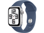 Смарт часовници Apple Watch SE2 (2024) GPS 40mm Silver Alu Case with Denim Sport Band - S/M