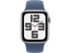 Смарт часовници Apple Watch SE2 (2024) GPS + Cellular 40mm Silver Alu Case with Denim Sport Band - S/M